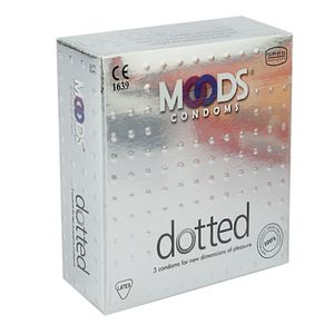 Moods Dotted Condom 3's Pack